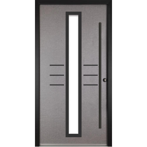 Bild von Splendoor Haustür »Passivedoor Premium «, grau