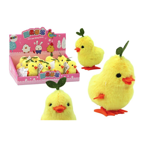 Bild von LEAN Toys Spielfigur Henne - Springend Aufziehhuhn für Kinder