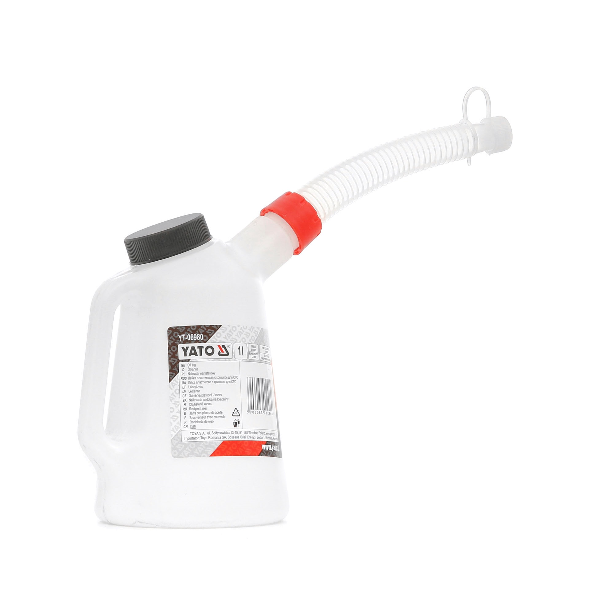 Bild von Yato, Reisezubehör, Ölkanne mit flexiblem Ausgussrohr (1 Liter), (Flüssigkeitsbeutel)