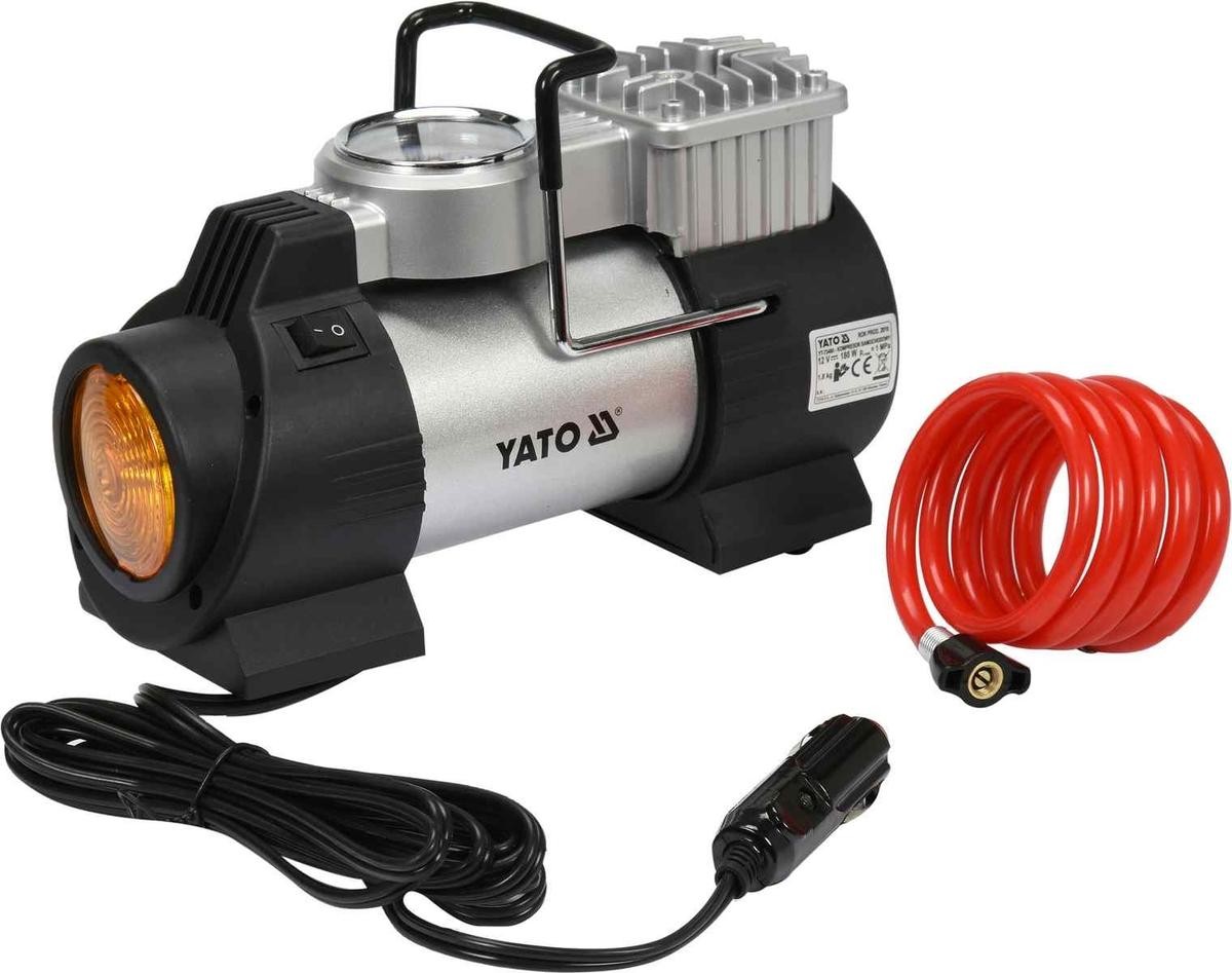 Bild von YATO-KOMPRESSOR / MINI-KOMPRESSOR MIT 180-W-LED-LAMPE (5906083048876)