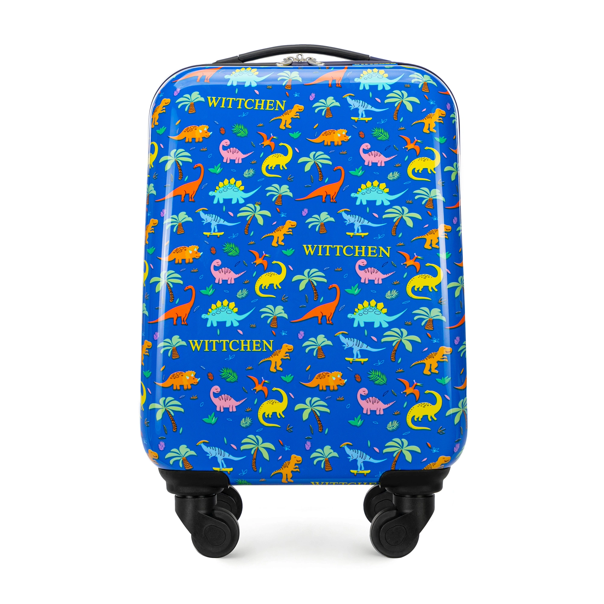 Bild von Wittchen Kinderkoffer Mit Dinosaurier-Motiv Blau Kids Travel Abs