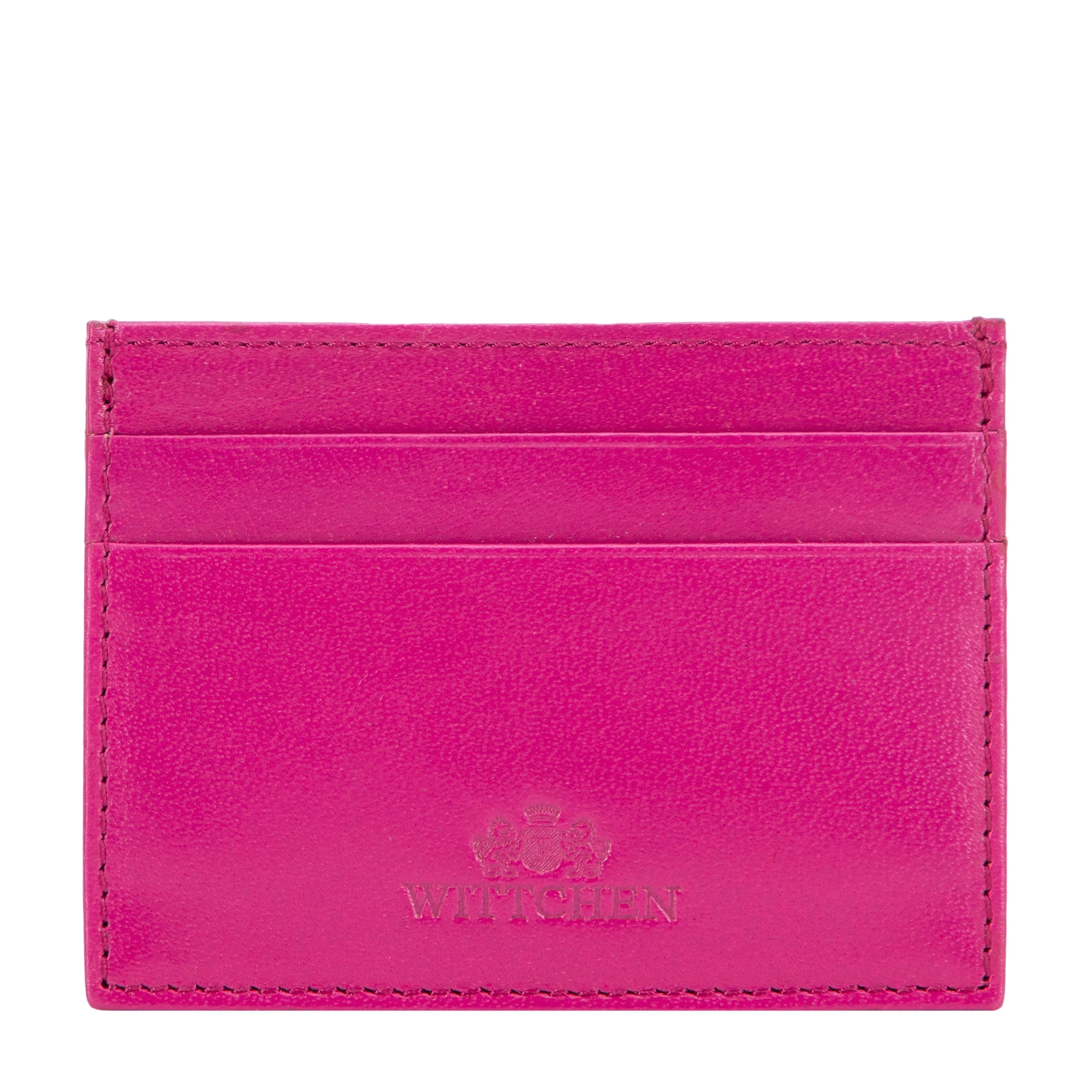 Bild von Wittchen Kreditkartenetui Aus Glattleder Fuchsia Florence Naturleder