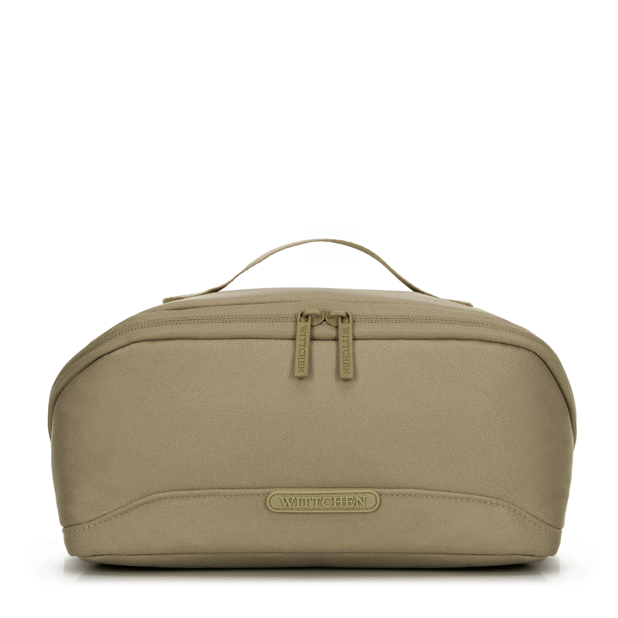 Bild von Wittchen Reise-Kosmetiktasche Mit Zwei Fächern Olivgrün Polyester