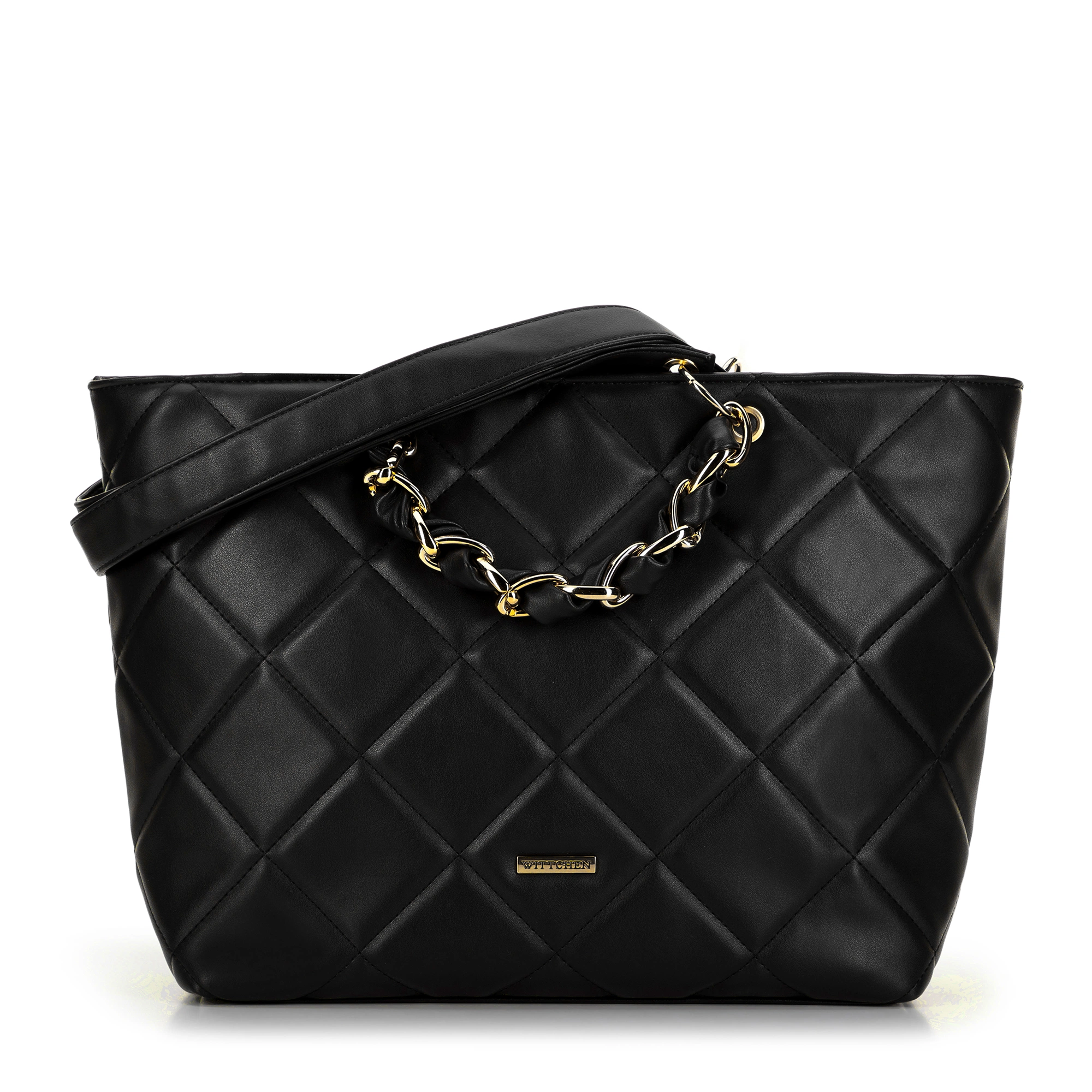 Bild von Wittchen Shopper Aus Ökoladen Für Damen Schwarz Young Kunstleder