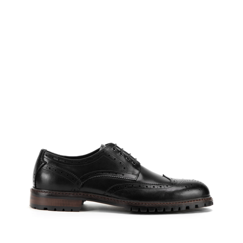 Bild von Elegante Wittchen Brogues aus Leder für Männer in Schwarz