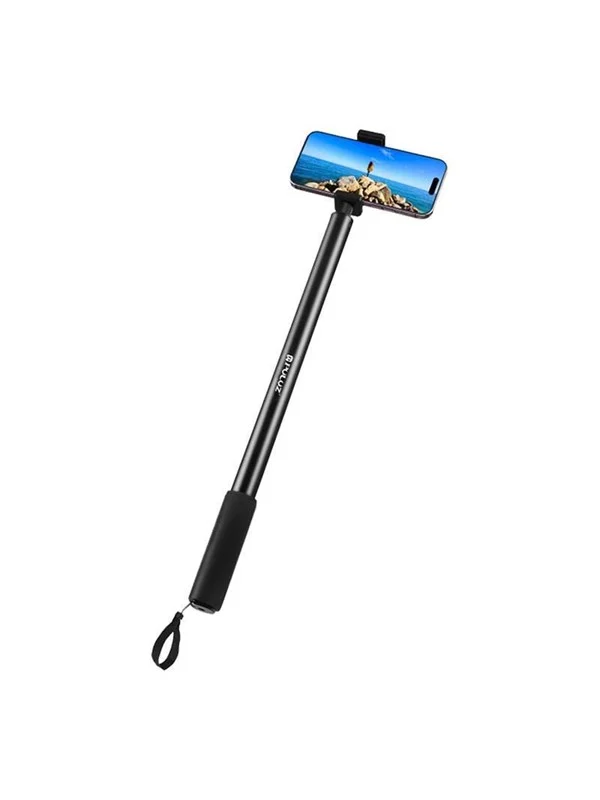 Bild von Puluz Metal selfie stick 2 m for Insta360 One RS/X2/X3 (black) (X4, x3, X2, insta360 One RS), Action Cam Zubehör, Schwarz