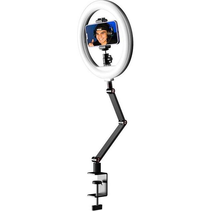 Bild von Apexel APL-FL20 tripod/ring light (black) (Ringleuchte), Dauerlicht, Schwarz