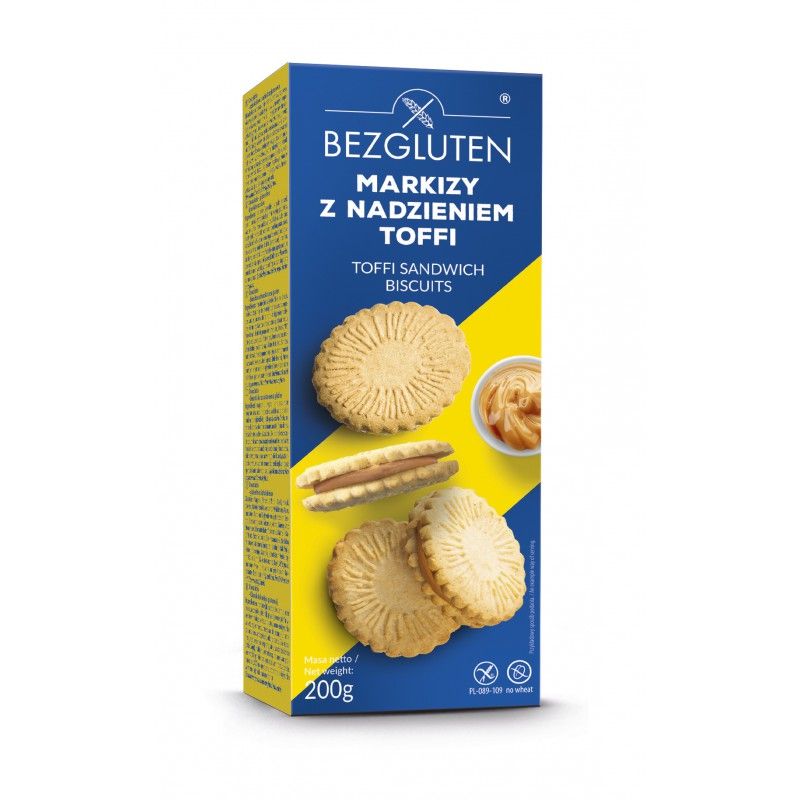 Bild von Bezgluten Toffi Sandwich Kekse glutenfrei