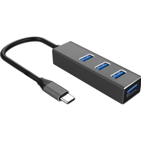 Bild von Art HUB USB-C male/4x USB 3.0 female (USB-C, 4 Ports), Dockingstation + USB Hub