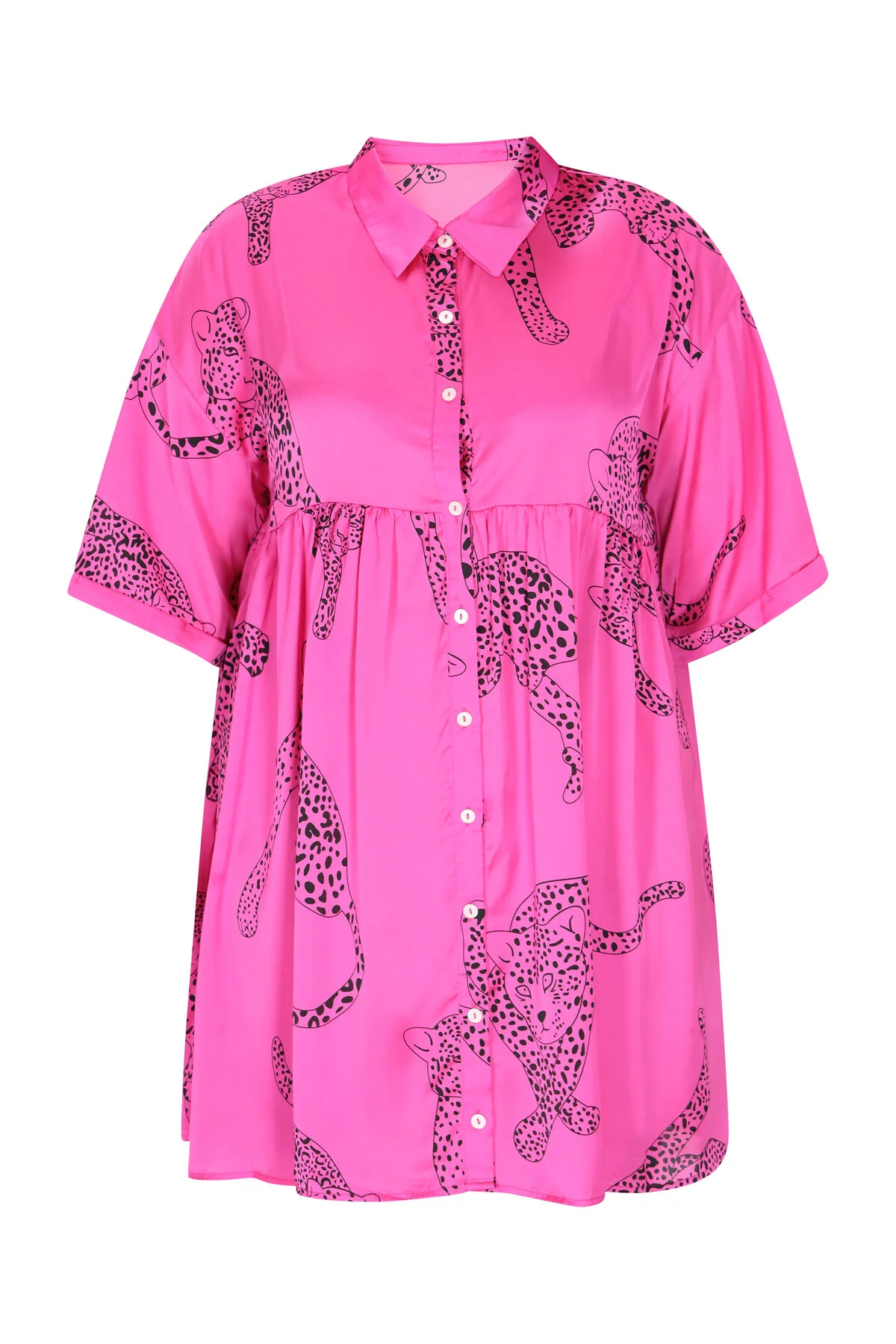 Bild von NAEMI Kleid Rosa Mini für Damen - 2XL