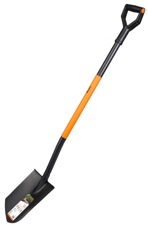 Bild von Bradas Spitzspaten, Länge: 1.250 mm, schwarz/orange