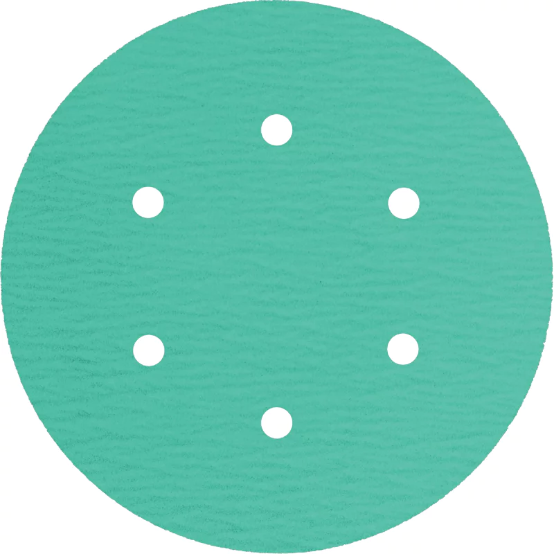 Bild von KLINGSPOR - Schleifpapier-Scheibe PS 77 CK Klett, 150mm Korn 80 Loch GLS3, 100 Stück