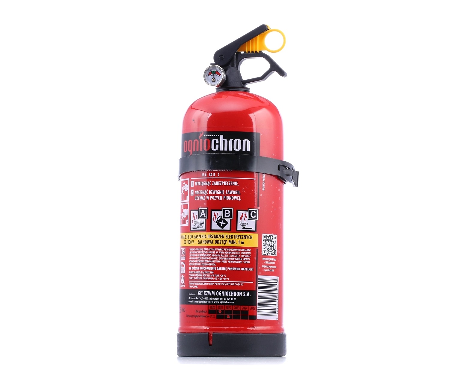 Bild von OGNIOCHRON GP2X ABC/PM 2KG Feuerlöscher 3,5 9 sek Pulver 2