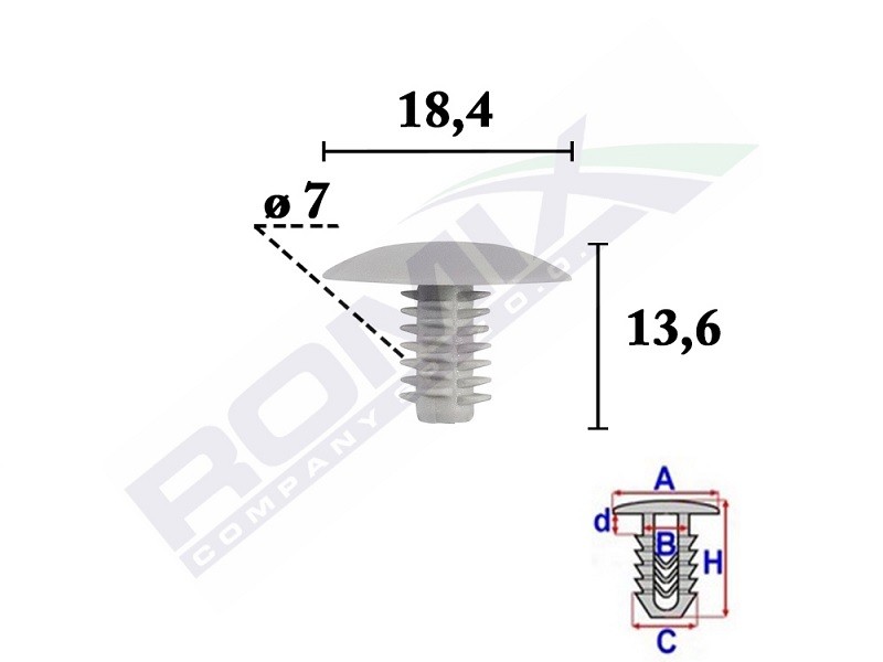Bild von ROMIX C70585 Clip 7