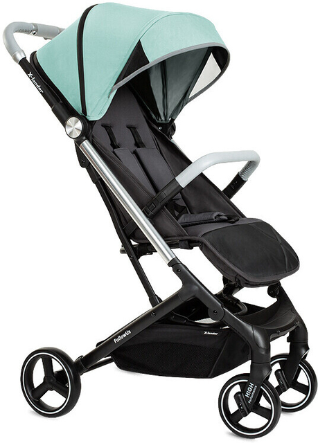Bild von X-lander Buggy X-Follow Kinderwagen Buggy mit Liegefunktion klein zusammenklappbar Sportwagen Reisebuggy Liegeposition Einhand-Faltmechanismus (Stelar Sky)
