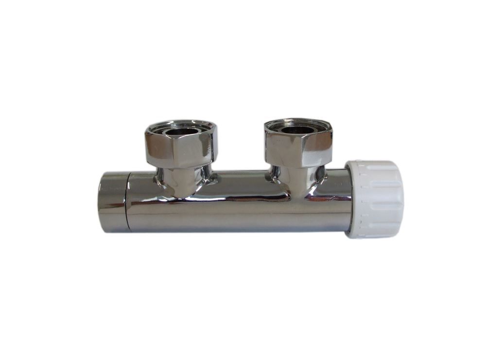 Bild von Schlösser Duo-Plex Design Mittelanschluss Ventil Durchgangsform chrom 6020 00022