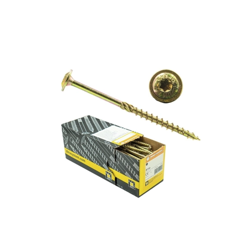 Bild von Tellerkopfschrauben mit ETA Spanplattenschrauben - 50 Stück (8 x 70 mm)