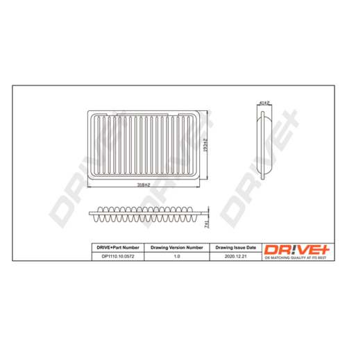 Bild von Dr!ve+ Luftfilter DP1110.10.0572