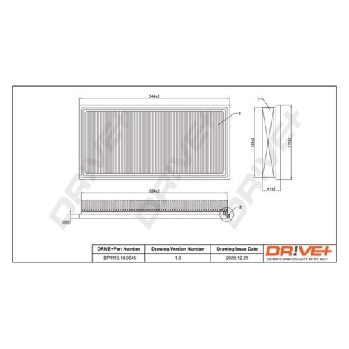 Bild von Dr!ve+ Luftfilter DP1110.10.0645