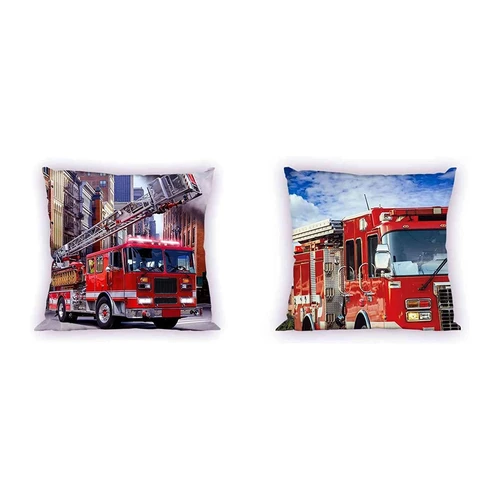 Bild von Feuerwehrauto Kissenbezug 40 * 40 cm