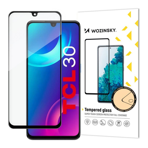 Bild von Wozinsky Super Durable Full Glue Tempered Glass für TCL 30