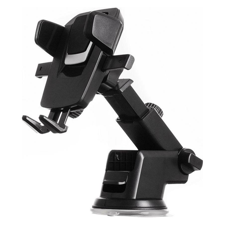 Bild von Hurtel Telescopic Car Mount Phone Holder Dashboard or Windshield for black, Smartphone Halterung, Schwarz