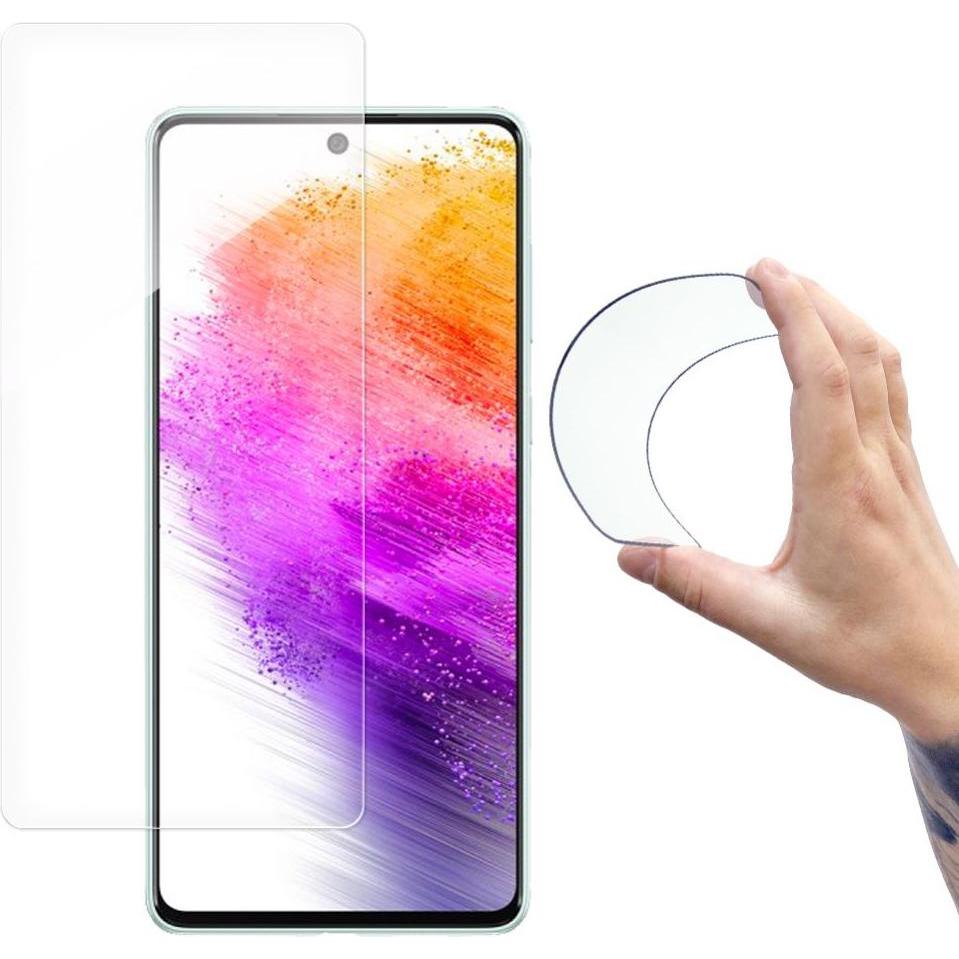 Bild von Wozinsky Nano Flexi Hybrid Flexible Glass Film Samsung Galaxy A73 Tempered Glass (1 Stück, Samsung Galaxy A73 5G), Smartphone Schutzfolie