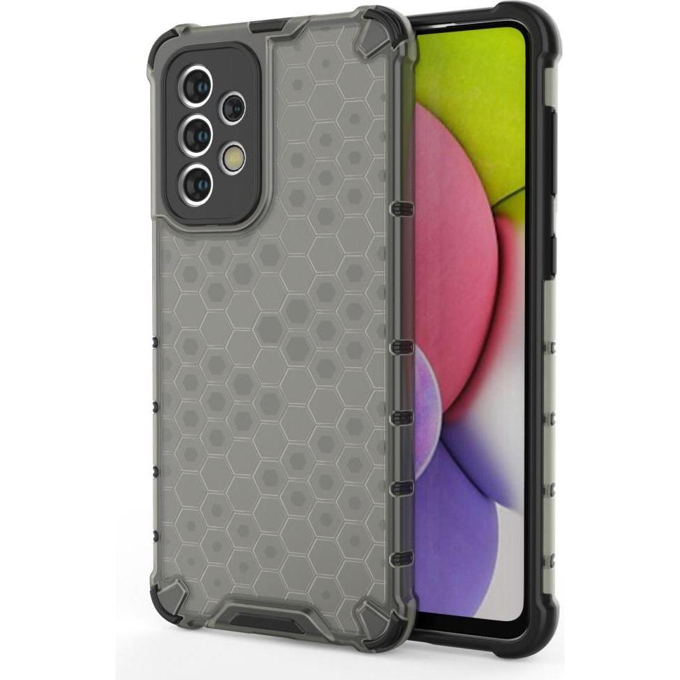 Bild von Hurtel Honeycomb case armored cover with a gel frame for Samsung Galaxy A33 5G black (Samsung Galaxy A33 5G), Smartphone Hülle, Schwarz