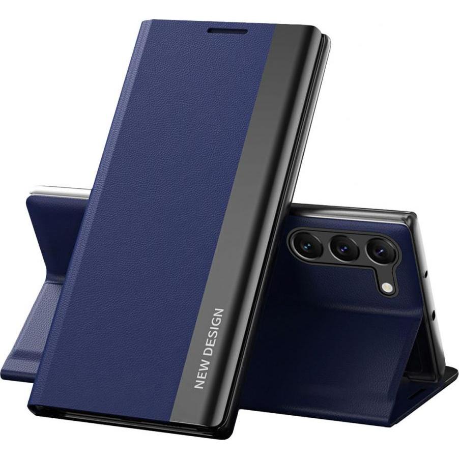 Bild von Hurtel Sleep Case Pro Hülle für Samsung Galaxy S23 mit Klappständer blau (Samsung Galaxy S23), Smartphone Hülle, Blau