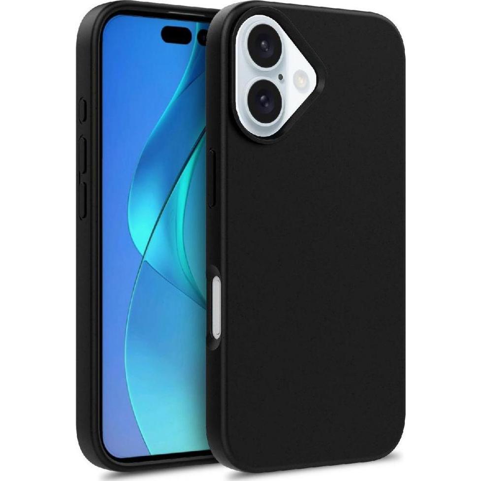 Bild von Hurtel Multiple Color Wheat Case MagSafe for iPhone 16 - black (Apple iPhone 16), Smartphone Hülle, Schwarz