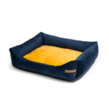 Bild von Rexproduct SoftColor Bett Dunkelblau gelb L