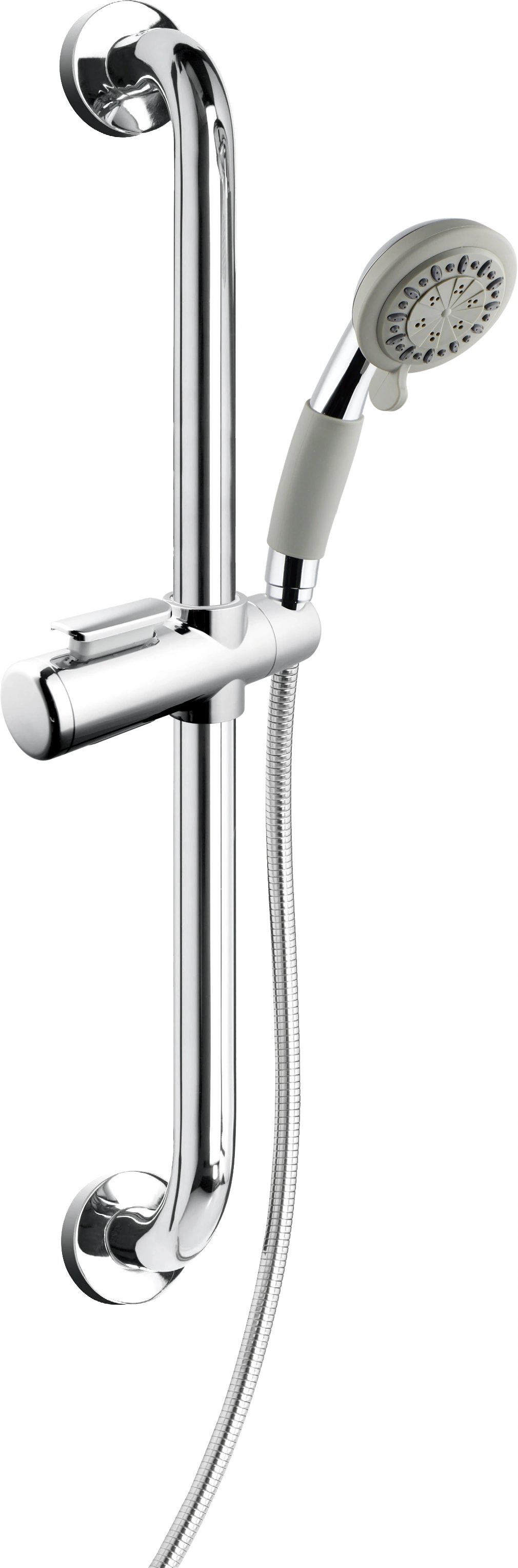 Bild von Deante Duschsystem »Vital« Duschset mit 3 Strahlarten (Wassersprühnebel, gemischt, Regen), 3 Strahlart(en), dient ebenso als Haltegriff bei Tragegewicht 100 kg
