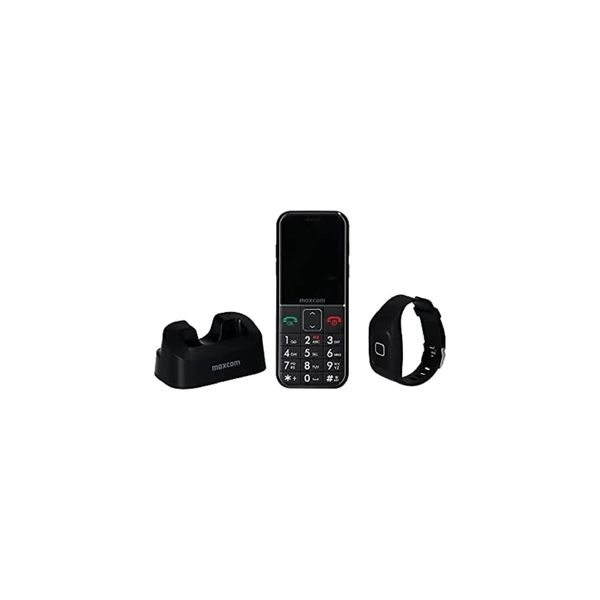Bild von Maxcom MM735 Comfort mobile phone + SOS bar black (2.20", 32 MB, 2 Mpx, 3G), Tastenhandy, Schwarz