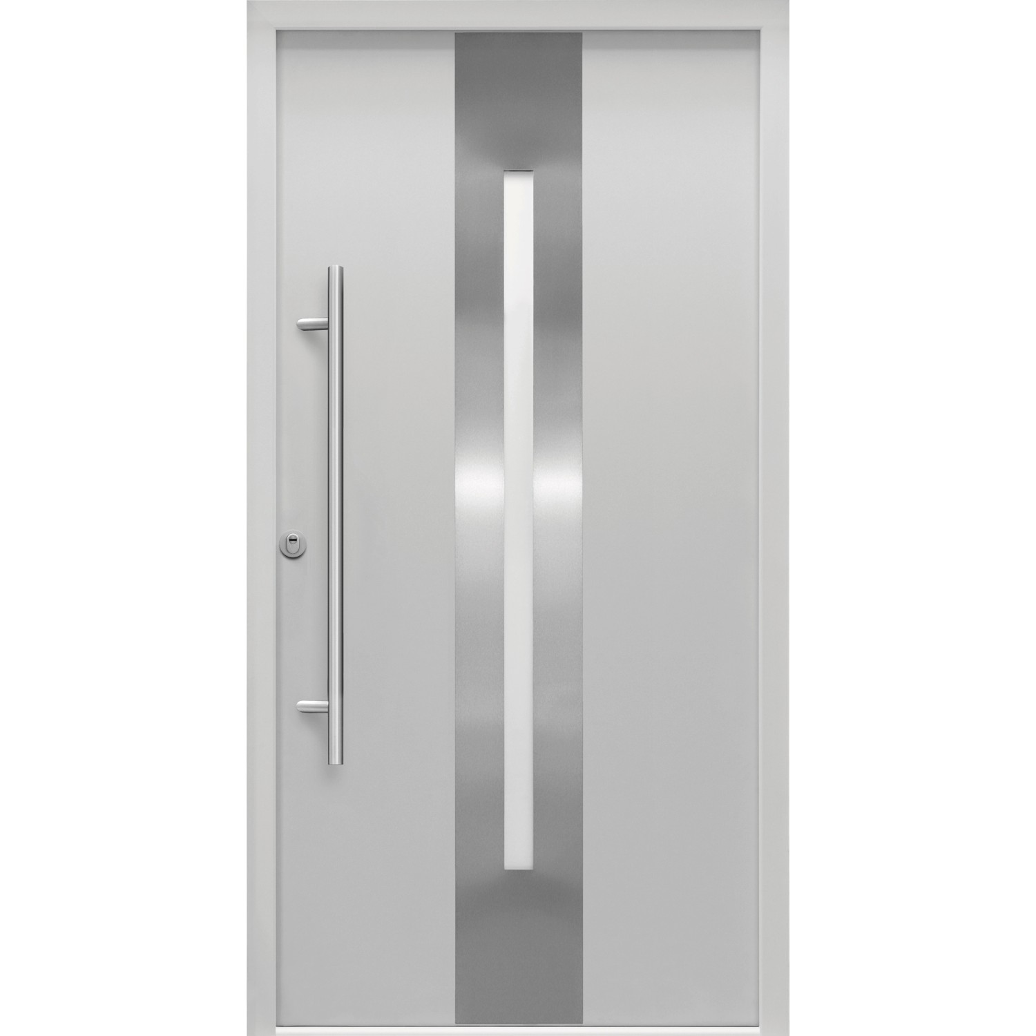 Bild von Sicherheits-Haustür ThermoSpace Prime Dublin RC2 Grau 100 x 210 cm Anschlag L