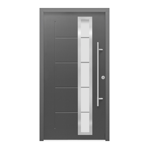 Bild von Sicherheits-Haustür ThermoSpace Prime Paris RC2 Komfort Anthrazit