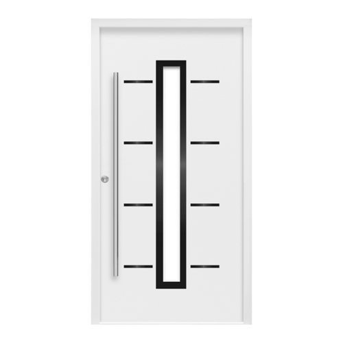 Bild von Haustür ThermoSpace Prime Milano 100 cm x 210 cm Weiß Anschlag L