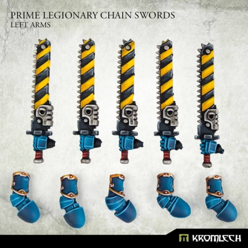 Bild von Prime Legionaries CCW Arms: Chain Swords [left] (5)