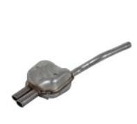 Bild von 4MAX 0219-01-24083P Endschalldämpfer Endtopf, Auspuff Endtopf, Nachschalldämpfer hinten SKODA: Octavia 2 Combi, Octavia II Hatchback