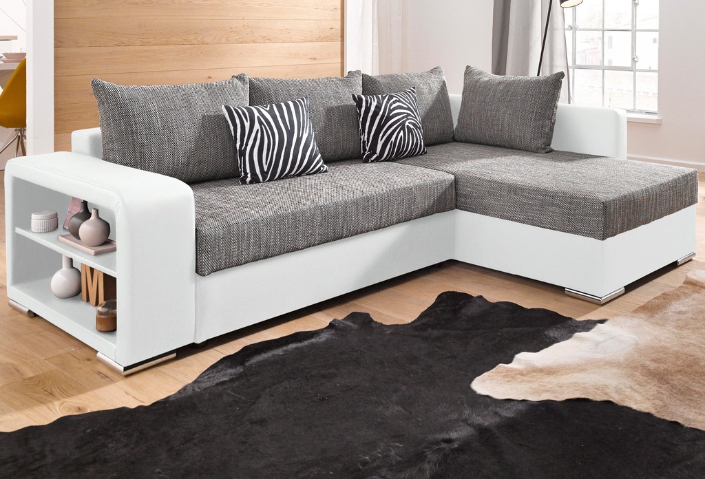 Bild von COLLECTION AB Ecksofa "John L-Form", mit Bettfunktion, wahlweise mit Federkern