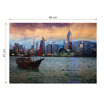 Bild von Roovi Hong Kong 1000 Teile Puzzle Roovi-70548