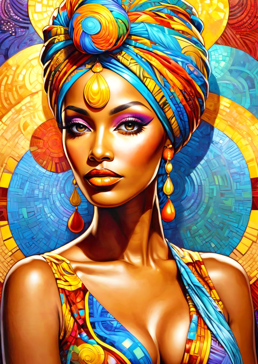 Bild von Enjoy Puzzle Afrikanische Sch�nheit 1000 Teile Puzzle Enjoy-Puzzle-2139