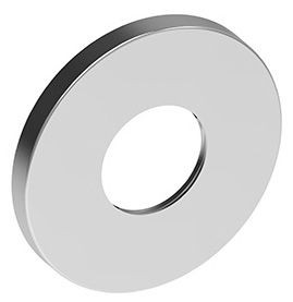 Bild von Keuco Wandrosette IXMO 59556, für Ab- und Umstellv.,rund,105mm,Edelstahl-finish, 59556070091 59556070091