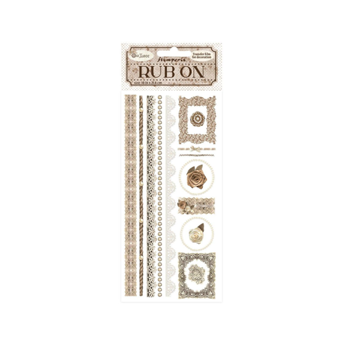 Bild von Stamperia Aufkleber Old Lace – Rub On Transferfolie für kreative Projekte