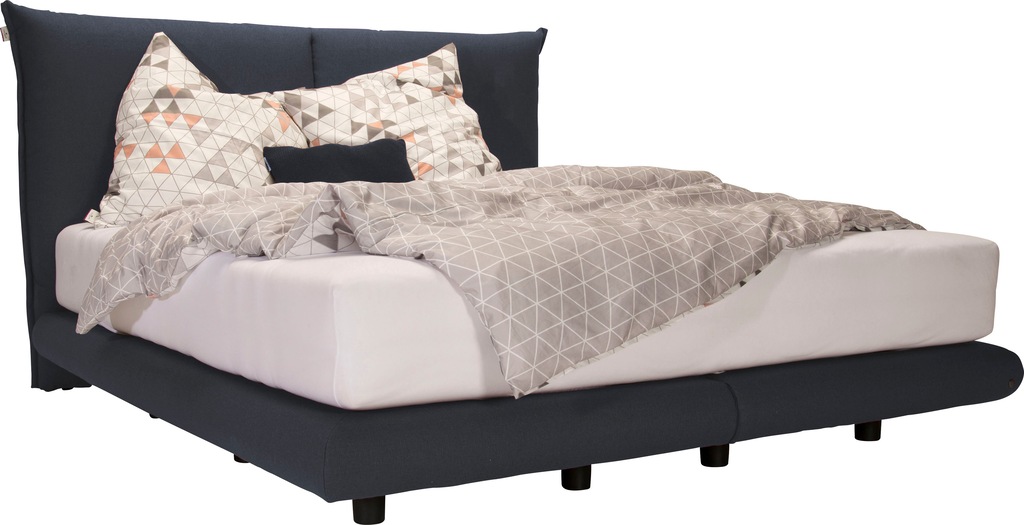 Bild von TOM TAILOR HOME Boxspringbett "SOHO PILLOW BOX", in Schwebeoptik, Kopfteil in Kissenform, Höhe 120 cm