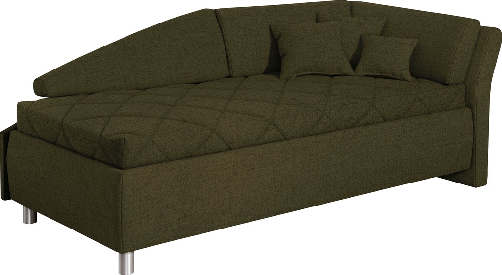 Bild von alina Schlafsofa "Lindsay", Bettkasten, Zierkissen-Set aus: 2 Stk. 40x40cm, 1 Stk. 30x30cm