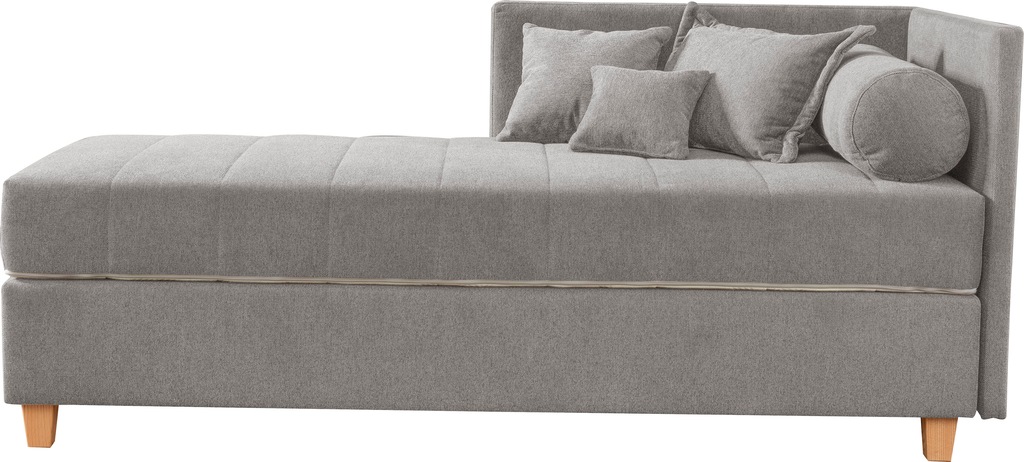 Bild von alina Schlafsofa "Kona", 7-Zonen Taschenfederkernmatratze, Zierkissen-Set und Schlummerrollen