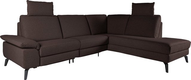 Bild von alina Ecksofa, inkl. Kopfstützen, wahlweise mit Relaxfunktion, Breite: 267 cm