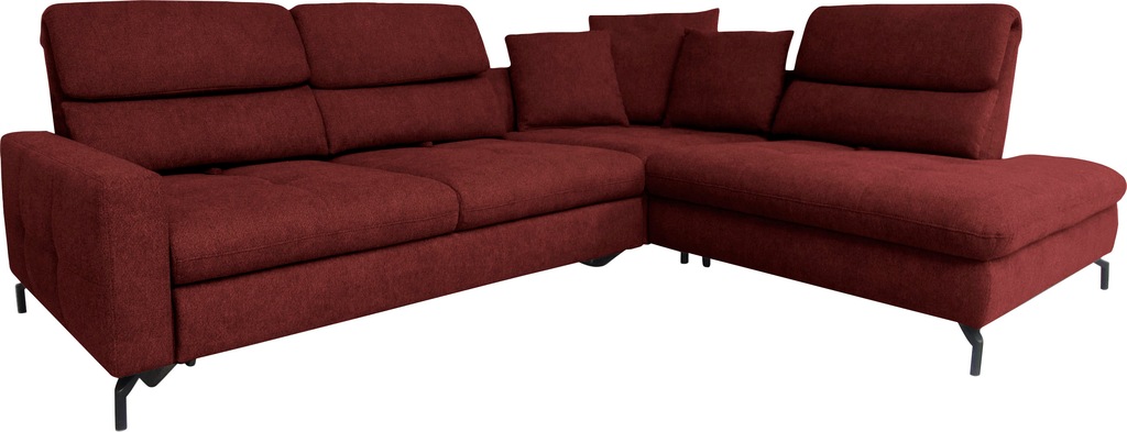 Bild von alina Ecksofa "Louis", Breite 260 cm, Rückenlehnenverstellung, wahlweise mit Bettfunktion