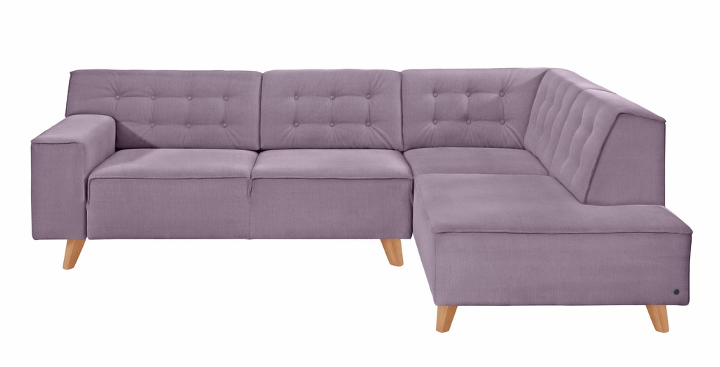 Bild von TOM TAILOR HOME Ecksofa "NORDIC CHIC", mit Ottomane, wahlweise mit Sitzvorzug, Füße Buche natur