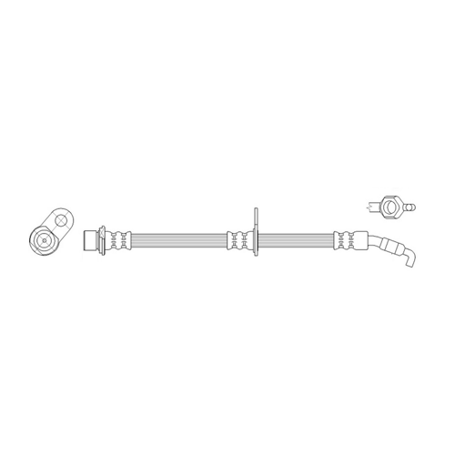 Bild von K&K FT1422 Bremsschläuche 472 M10x1 für TOYOTA